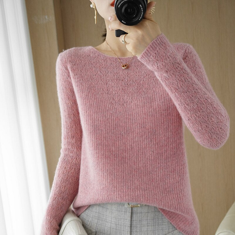 Tops Women Wool Cashmere Pullover Fashion