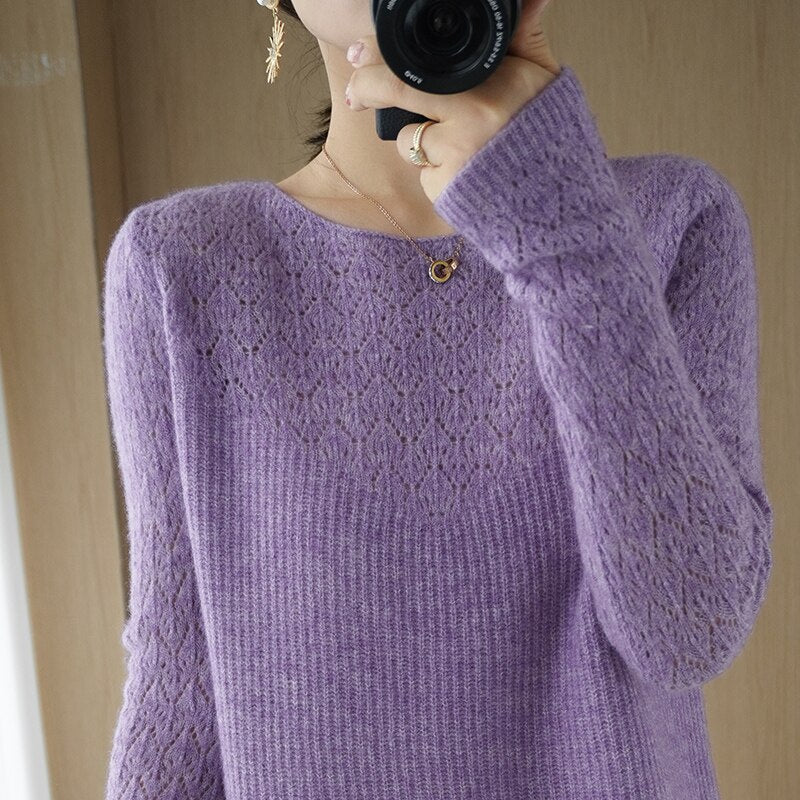 Tops Women Wool Cashmere Pullover Fashion